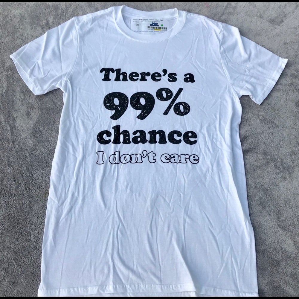 NEW Men’s/Women’s White T-Shirt Size smalL PRICE DROP
